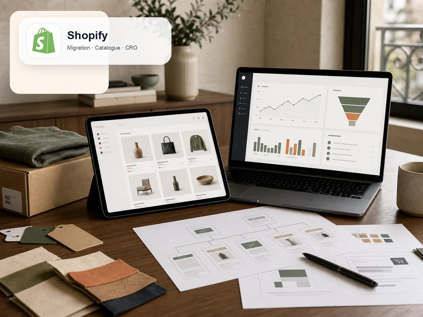 Illustration Sites e-commerce Smartshift